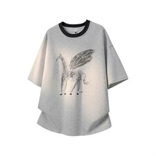 2026美式重磅冰感马年本命短袖T桖春夏DX2613特P28控59，男装T恤，电商B208