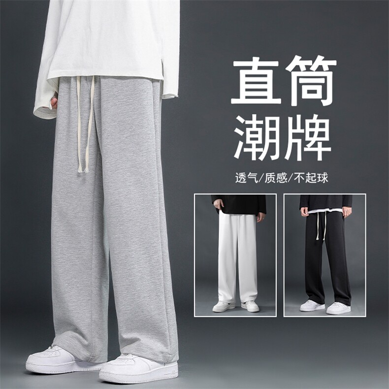 百搭运动卫裤休闲长裤裤子男高街时尚潮牌 WK80-1特批25图片