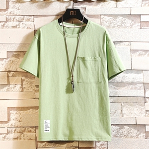 DX24045-P25大口袋百搭短袖t恤男大码半袖体恤上衣服图片