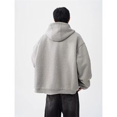 1506A/GY340/P56新款卫衣宽松简约连帽卫衣开衫潮流百搭，男装卫衣，星座1506A