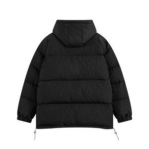 特批新款平铺十字架字母印花休闲连帽棉服A247-MY162 特批85控138图片