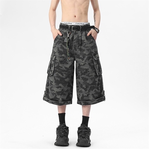 C315-Q7621城市迷彩工装大口袋脚口缩短扣7分牛仔裤(P55X89)1图片