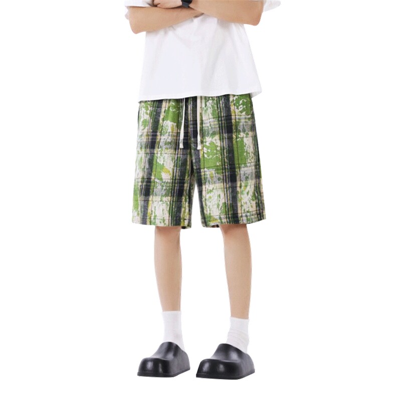 美式高街潮流休闲短裤潮牌宽松五分裤A086-DK339-特批20,男装牛仔裤,电商基地A086