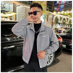 工装外套男新款潮流短款夹克衣服男士春秋款上衣图片
