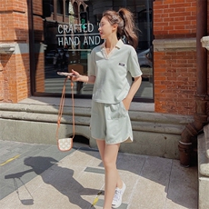 【新款现货】小清新华夫格套装088-2375P125K178，女装套装/套裙，2C088