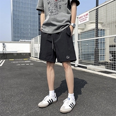 美式休闲户外运动速干短裤男士潮流百搭四分裤帅气沙滩裤网眼里布，男装牛仔裤，星座505-2（原电商A260-1)
