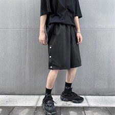 夏季运动排扣短裤男宽松五分韩版潮流帅气休闲嘻哈潮百搭D83-P26,男装休闲裤,星座1008-1