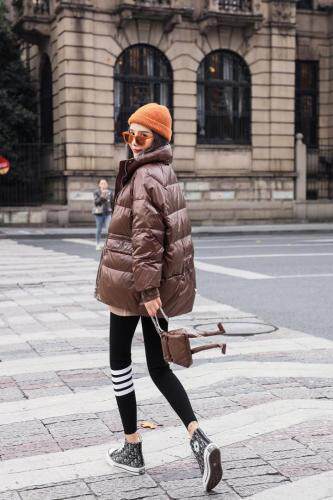 高品质羽绒服标90绒，女装羽绒服，静魅