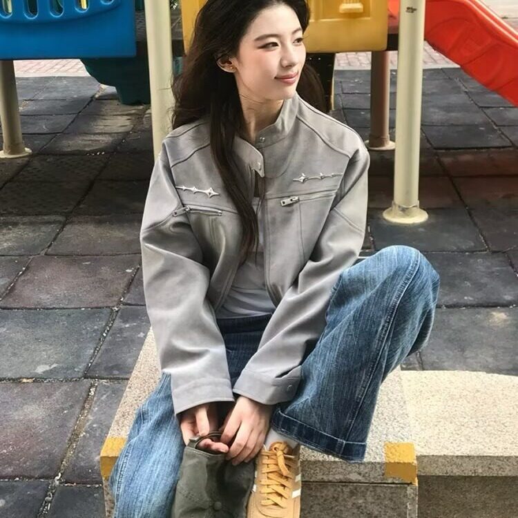 夹克ins原宿新款时尚慵懒气质文艺日系流行简约潮流百搭JKS02,男装夹克,星座516A
