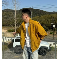新款日系速干防风立领防晒衣男士潮牌宽松休闲防晒服透气上衣外套，男装夹克，星座1210-1