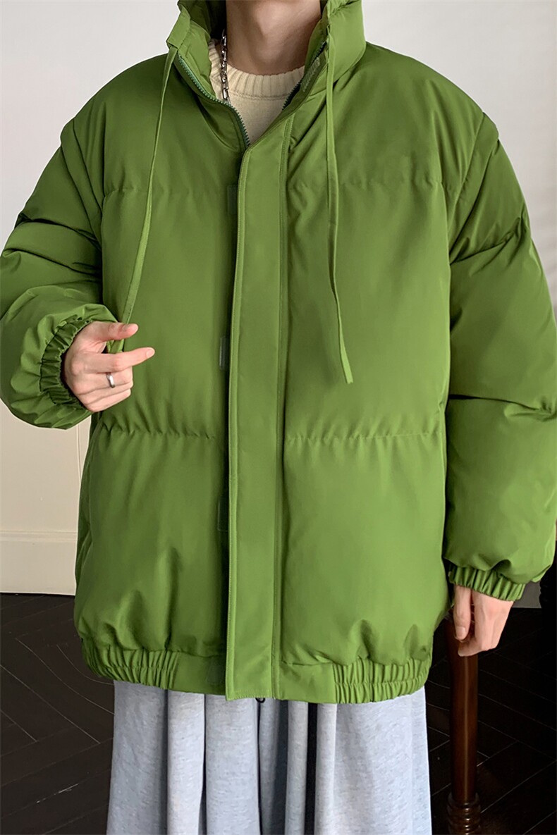 港风潮牌新款可拆卸袖子立领棉服潮流保暖棉衣M087-P105控159,男装棉衣,星座717