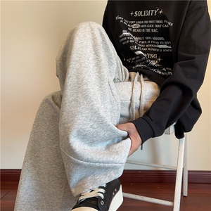 秋季新款斜切拼接双褶皱设计百搭休闲卫裤B315-K25398-特p35控68图片