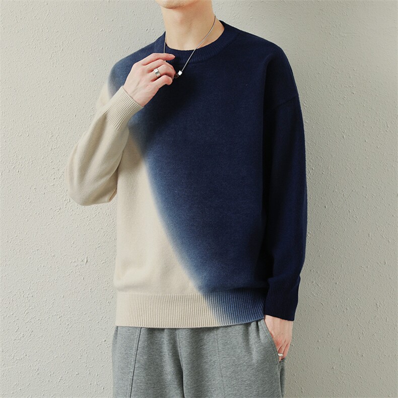 青少年韩版潮牌印染针织打底衫MY2203P65，男装T恤，星座914