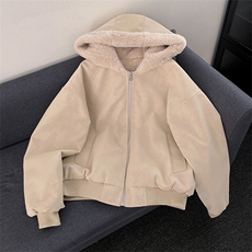 毛绒皮棉衣宽松外套男女同款A117-P100，男装棉衣，电商D312
