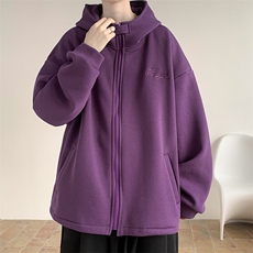 现货D232-WT116-P88控108自制款高克重刺绣加绒加厚外套班服65棉，女装短外套，电商D232