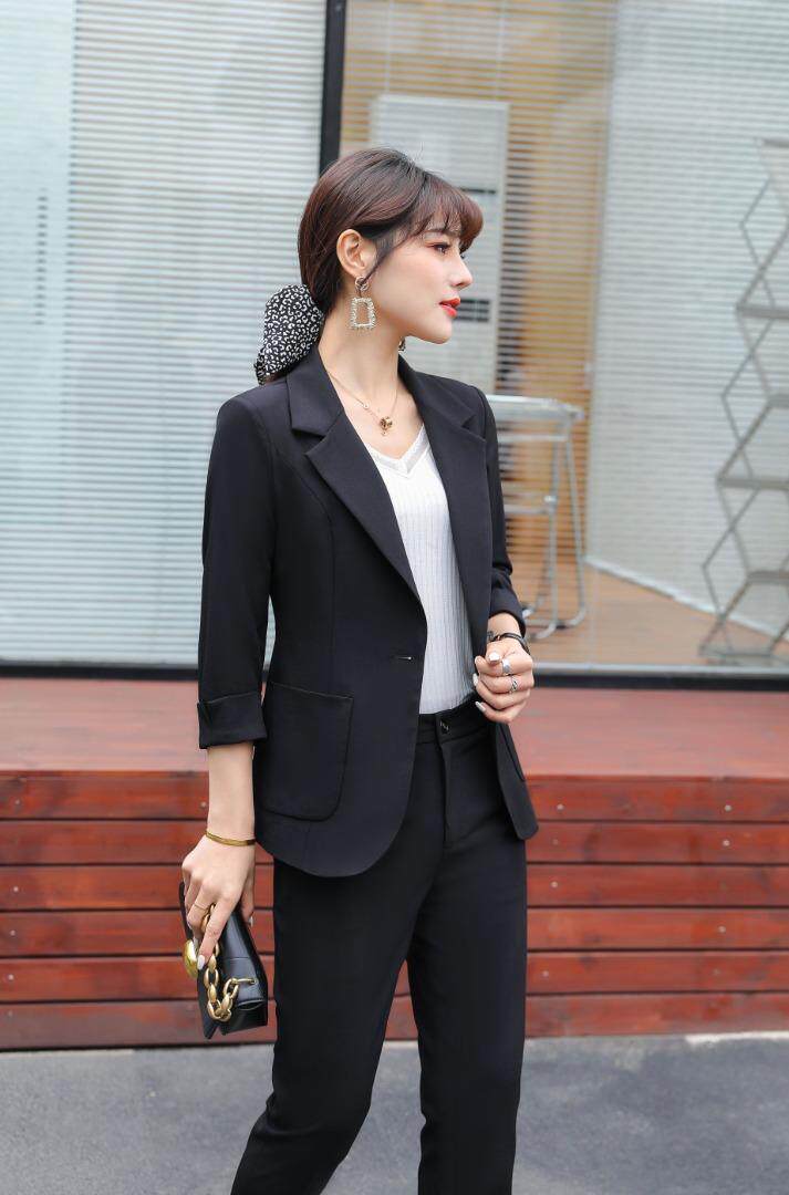 时尚套裤两件套，粉色，米色，黑色，绿色。5个尺码。，女装，湘怡服饰