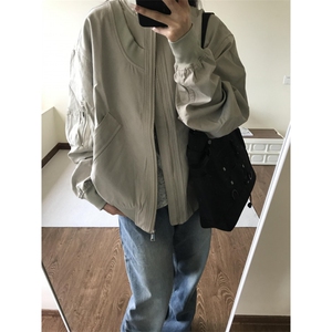 【有货】cleanfit棒球服外套高级感痞帅飞行员夹克JH8820LL-P58图片
