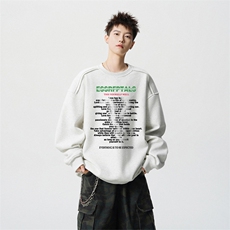 得物供货、重磅420克现货圆领卫衣宽松HD019-1-WY2616LL-P35，男装卫衣，电商019-1