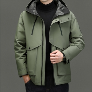 CSYR93983钱塘2020-2简约休闲新款百搭冬季中年男士羽绒服P300图片