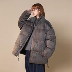 潮流麂皮绒服帅气宽松立领休闲衣A161-8805-P95，男装棉衣，电商A161