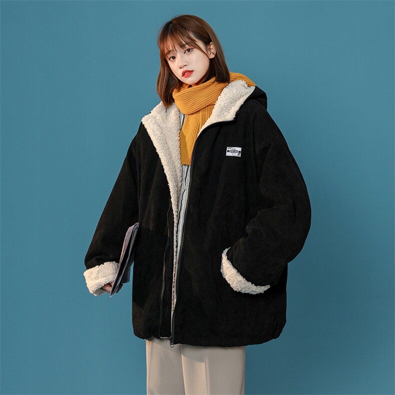 现货2025冬装男女宽松情侣灯芯绒中性加棉加厚棉衣外套DM72-P120,男装棉衣,电商D321-1
