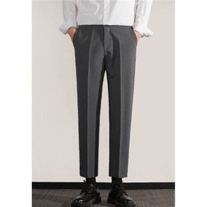 潮牌直筒复古显高直筒西裤复古咖色休闲宽松大码长裤子潮 YS-TK04，男装休闲裤，星座1116A-1（原606A）