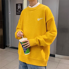 1港风圆领中性情侣潮流大码M-5XL印花加厚毛衣男7688P48加绒P55，男装针织衫/毛衣，星座226-2