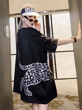 夏季新款重工烫钻潮牌潮流T恤，女装T恤，無限度