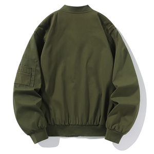 帅气飞行服夹克棉衣绣标工装夹克 C275-P80图片