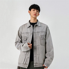 25款抖音品质牛仔夹克宽松韩版工装潮流水洗外套N995/P98148，男装夹克，星座202