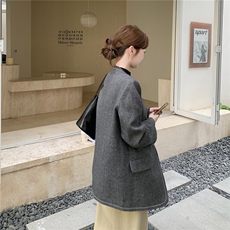 2025秋装人字呢外套2C322-W3001-P185-K258，女装毛呢外套，2C322
