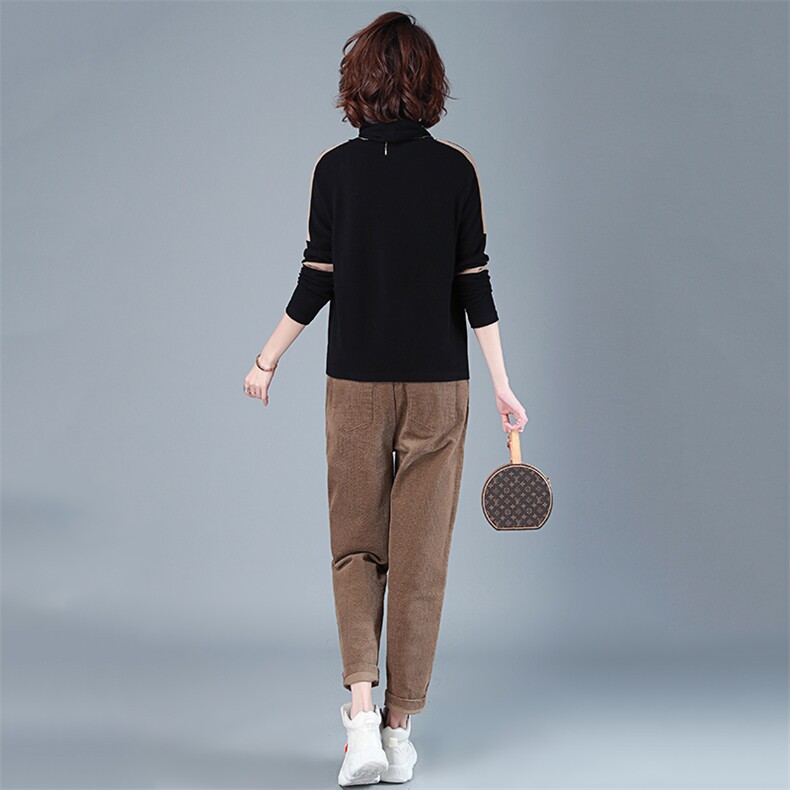 休闲套装女时尚气质春装2022年新款潮韩版简约休闲卫衣两件套装裤,女装套装/套裙,简韵佳
