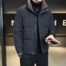 标50绒店主风2025新款字母立领羽绒服2505-P195(券后288)，男装羽绒服，电商B338