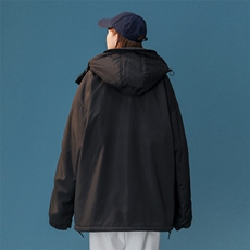 2023冬季新款中性风大码多口袋羊羔毛棉衣M-5XHM22545-P110，男装棉衣，电商A022