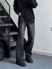 秋冬季美式高街牛仔裤男百搭休闲裤G1233/P4568，男装牛仔裤，电商D202-1