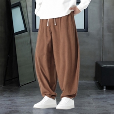 男士休闲裤灯芯绒长裤宽松灯笼裤哈伦裤裤XZ1512-2523-P50，男装休闲裤，星座1512