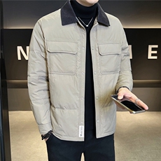 标50绒轻薄羽绒服男冬季2025新款工装外套A313-25638-P185，男装羽绒服，电商A313
