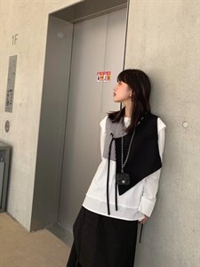 设计款马甲图片