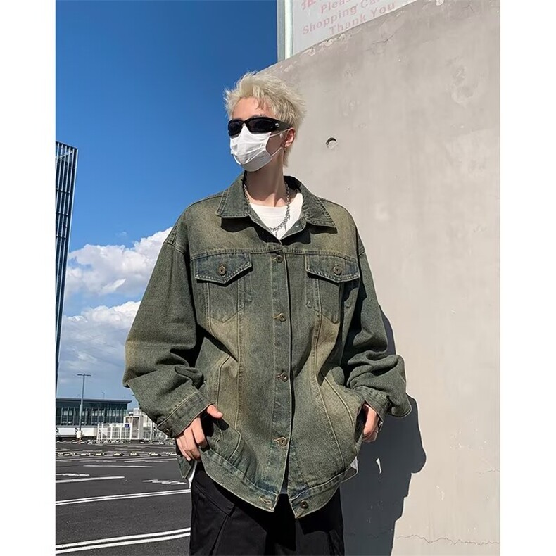 秋季新款美式复古夹克水洗外套GM8846P60,男装夹克,星座1116-2