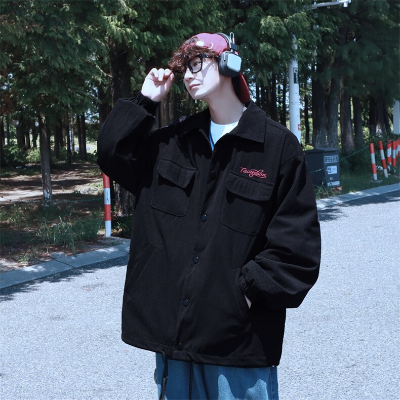 Wt828-P48日系相片机灯芯绒夹克,男装夹克,星座1501-1