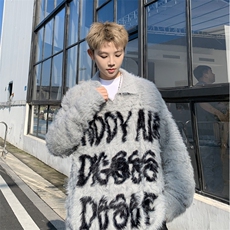 潮牌圆领毛衣男秋冬季情侣上衣宽松针织套头外套MY05729-P58，男装针织衫/毛衣，星座308B-2
