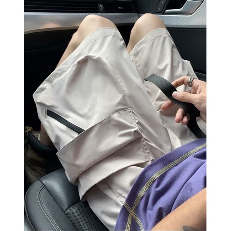 工装短裤男夏季宽松速干裤潮牌机能大口袋男士休闲五分裤DK41,男装牛仔裤,星座1116A（原606A-3）