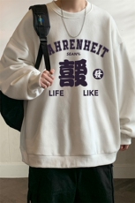 圆领卫衣男大码加厚加绒长袖t恤男S6256-P28加绒款-P33，男装卫衣，电商A040