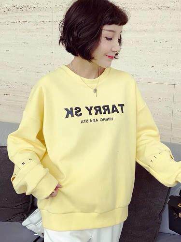 时尚休闲卫衣，女装卫衣/绒衫，简单小珍