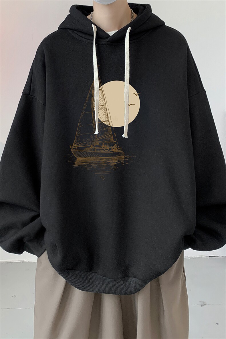 连帽卫衣男大码胖子帽衫大号运动服WY2409-P35,男装卫衣,电商A040