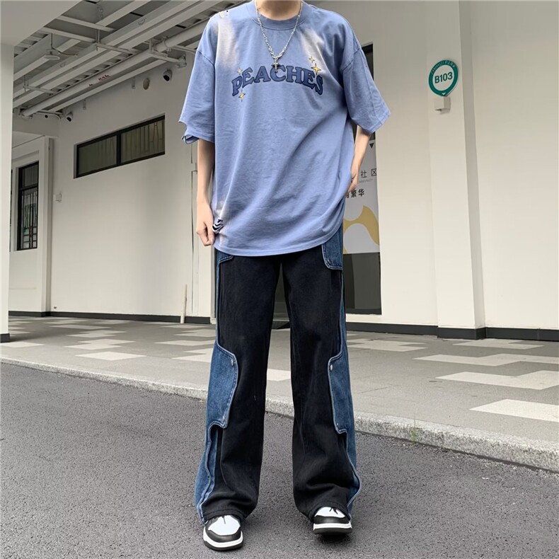 美式牛仔裤男款秋季长裤潮NB57P68,男装牛仔裤,星座1116-2