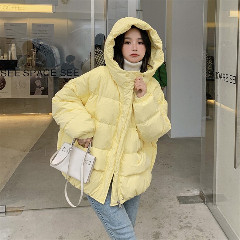 现货2025新款鹅黄短款面包棉服浙宝035/款号5822P160/K258,女装棉衣/棉服,2C053