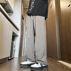 SJ-217-2-HK2358-P45早秋直筒西装裤男垂感大码西裤正装休闲裤，男装西服套装，星座217-2