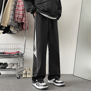 217-2-K2403-P45宽松直筒休闲裤防风防水大码冲锋裤男图片