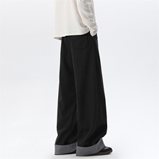 2025秋季新款无影墙重磅400g条纹长裤M-5XLHK25807-特P45，男装休闲裤，电商A022